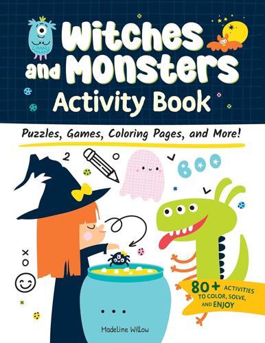 Witches and Monsters Activity Book - by Madeline Willow - Paperback