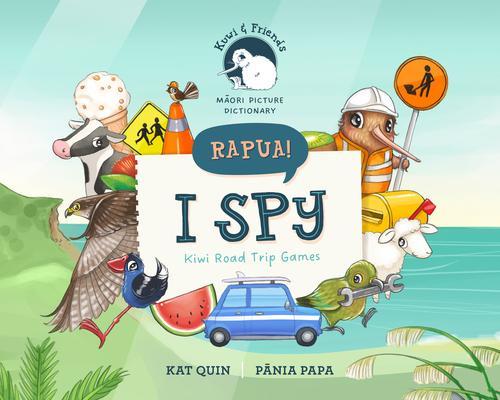 Kuwi & Friends I Spy Kiwi Road Trip Games - Children's Book - by Kat Quin