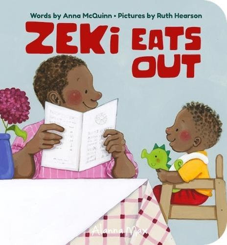 Zeki Eats Out - by Anna McQuinn - Paperback