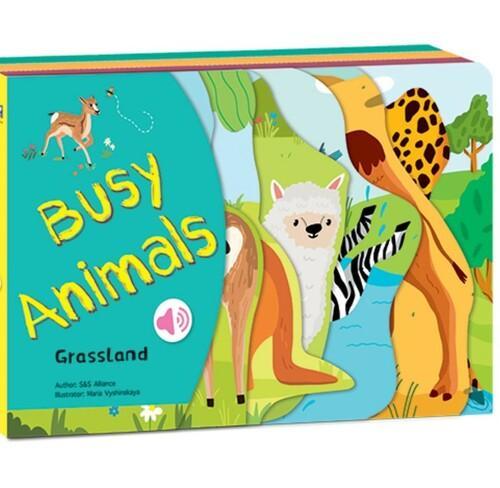 Busy Nature Grasslands - Nature Book - Hardcover