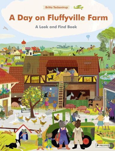 A Day on Fluffyville Farm - Children's Book - by Britta Teckentrup - Hardcover