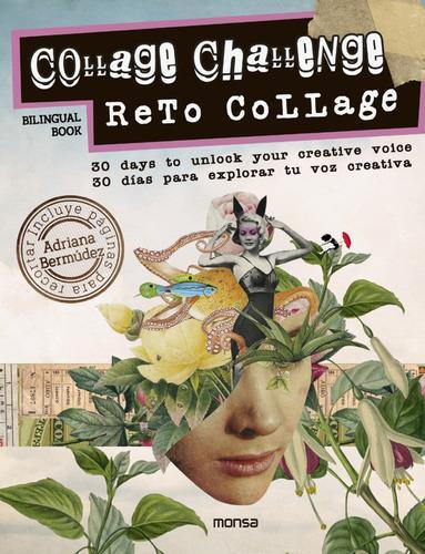 Collage Challenge - Art Book - by Adriana Bermudez - Hardcover