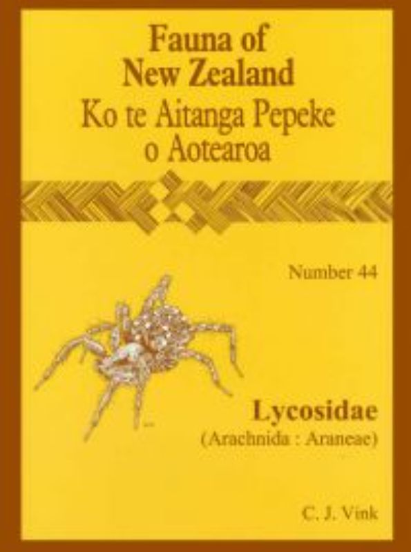 Fauna of New Zealand 44 : Lycosidae