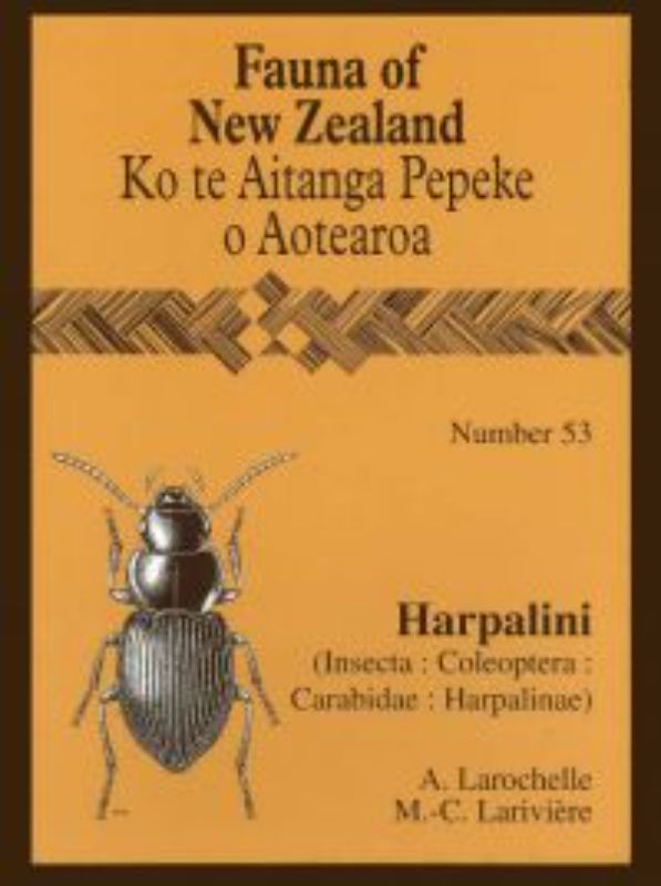 Fauna of New Zealand 53 : Harpalini