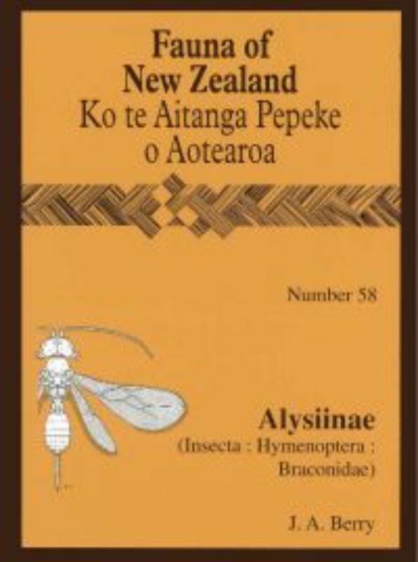 Fauna of New Zealand 58 : Alysiinae