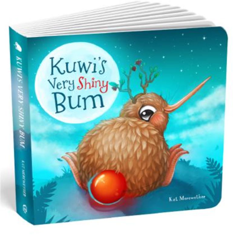 Kuwis Very Shiny Bum (board book)