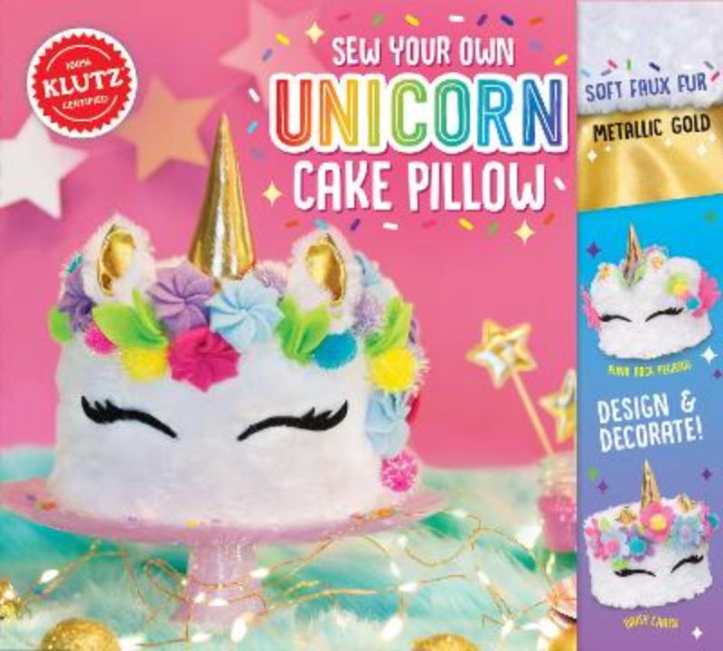 Sew Your Own Unicorn Cake Pillow