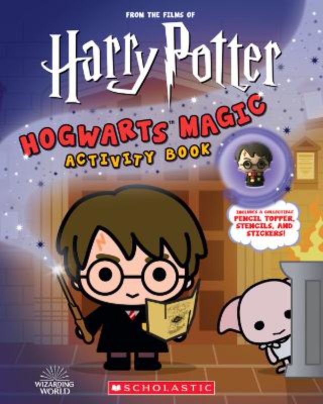 Hogwarts Magic Activity Book With Pencil Topper (Harry Potter)