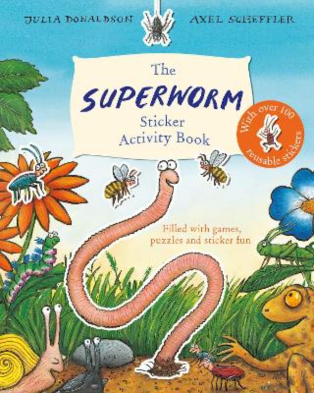 Superworm Sticker Activity Bk