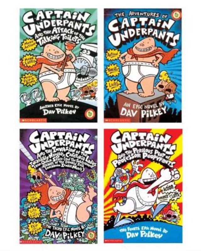 Captain Underpants Pb Bxset1-4