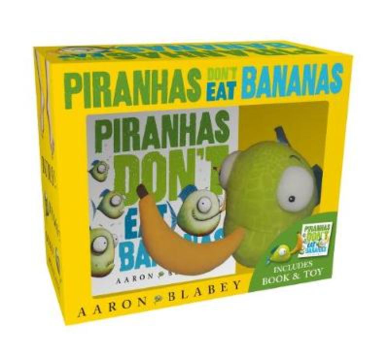 Piranhas Don't Eat Bananas Mini Boxed Set With Plush