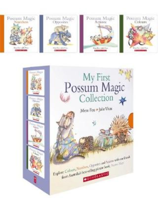 Possum Magic 4 Board Book Box