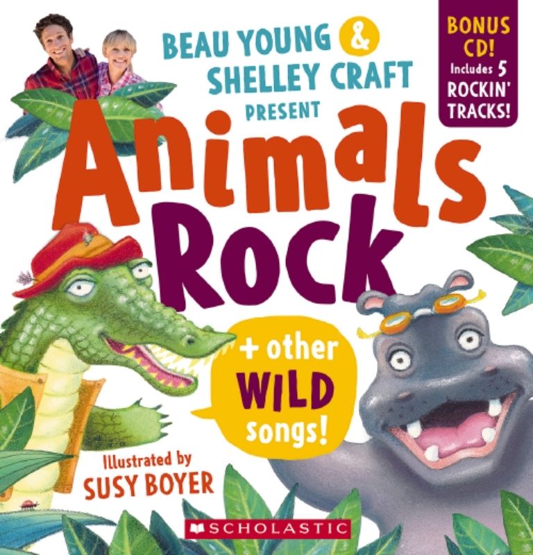 Animals Rock Book + Cd