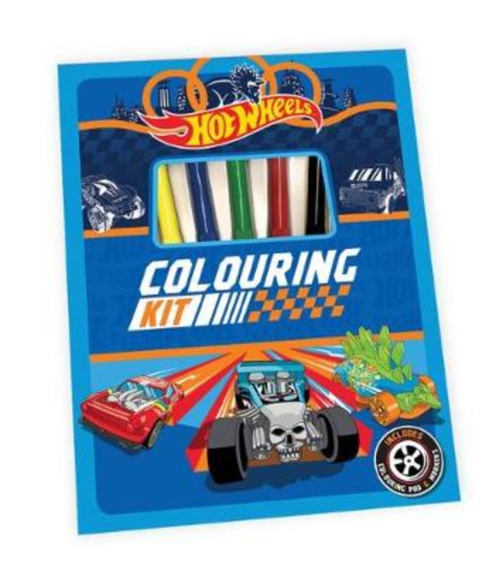 Hot Wheels Colouring Kit
