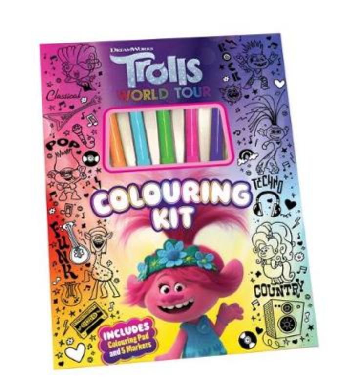 Trolls 2 Colouring Kit