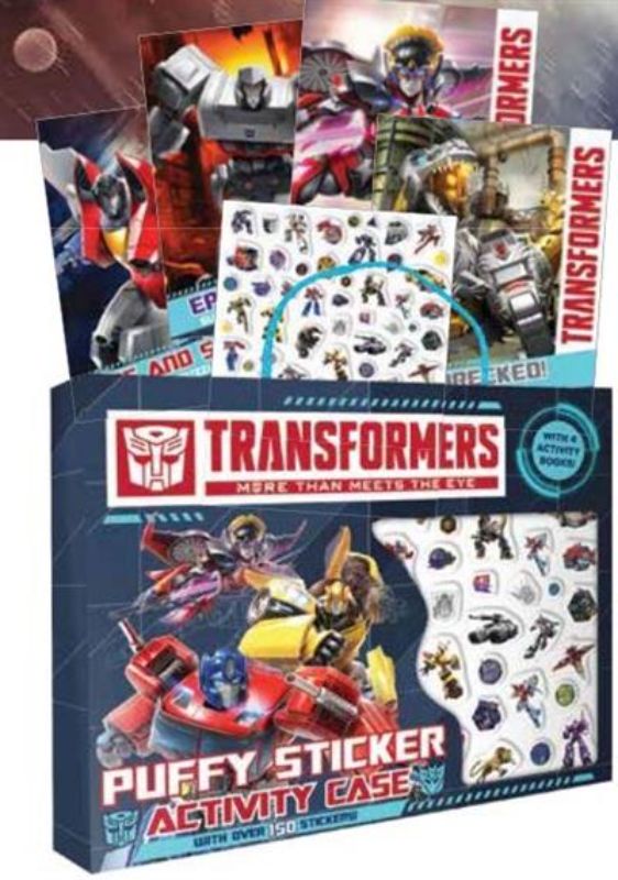 Transformers: Puffy Sticker Activity Case (Hasbro)