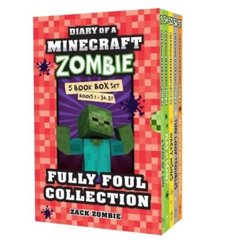 Diary of a Minecraft Zombie: Fully Foul 5-Book Collection