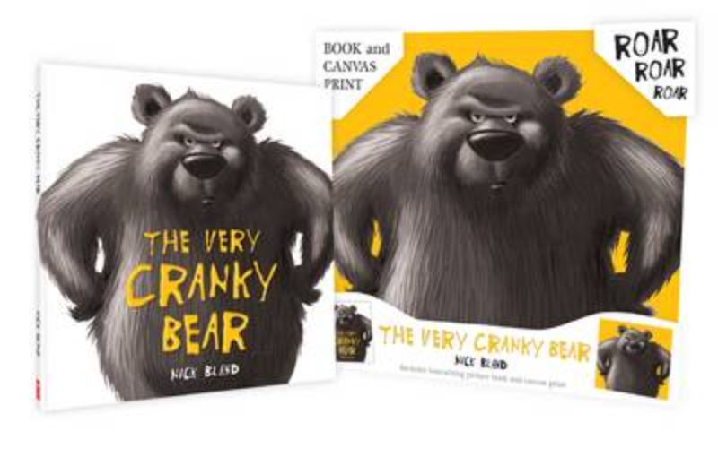 Very Cranky Bear Hb+Canvas