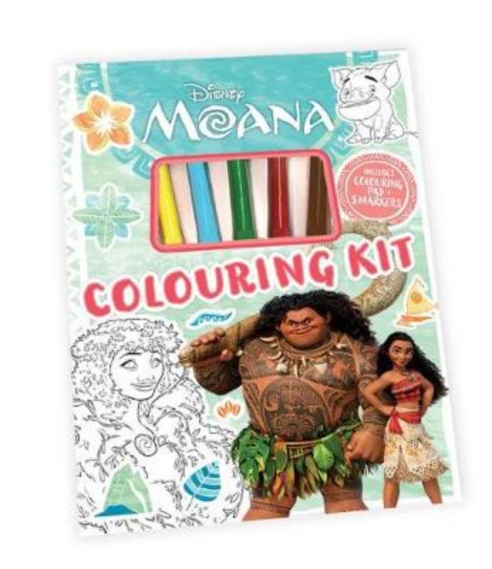 Moana Colouring Kit