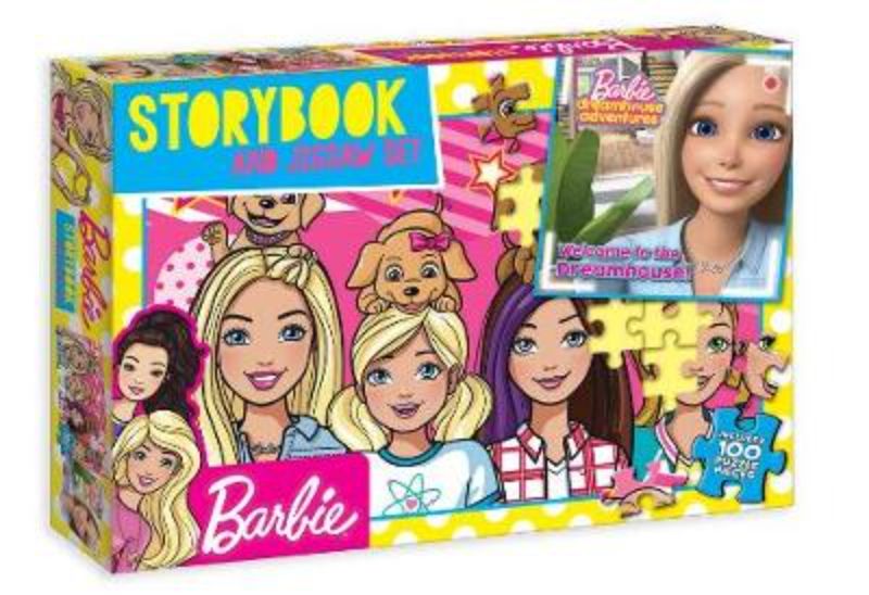 Barbie Book & Puzzle Mattel