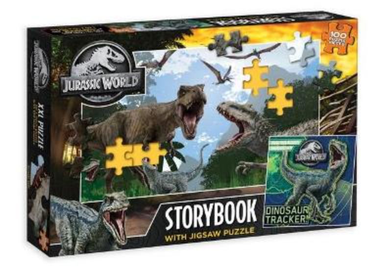 Jurassic World: Storybook With Jigsaw Puzzle