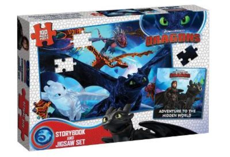 Dragons: Storybook And Jigsaw Set (Dreamworks)