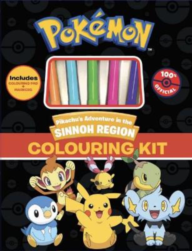 Pokemon Sinnoh Region: Colouring Kit