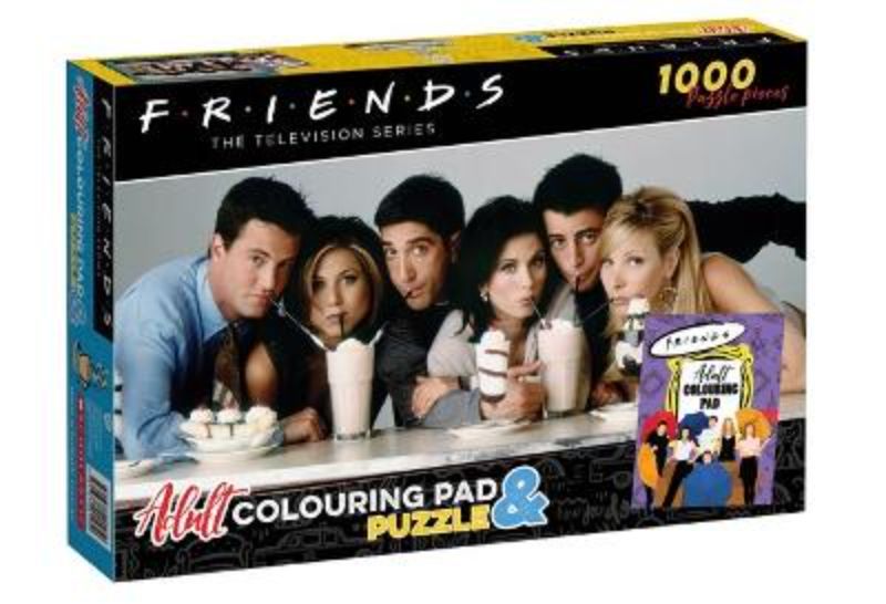 Friends Adult 1000 Bk & Puzzle