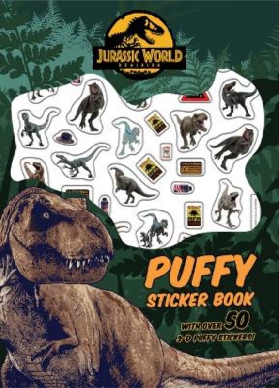 Jurassic World Dominion Puffy Stickers