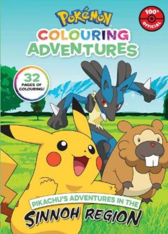 Pikachu's Adventures In The Sinnoh Region: Colouring Adventures