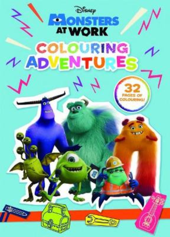 Monsters At Work: Colouring Adventures (Disney)