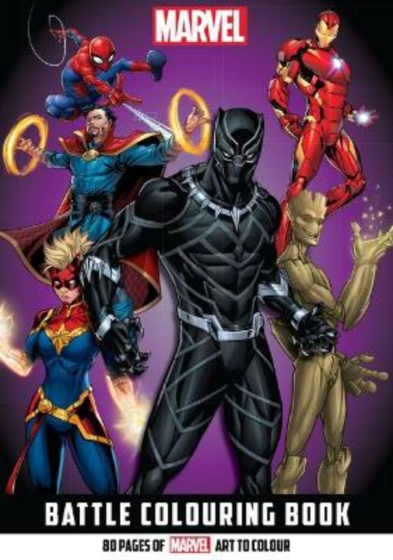 Marvel: Battle Adult Colouring Book (Featuring Black Panther)