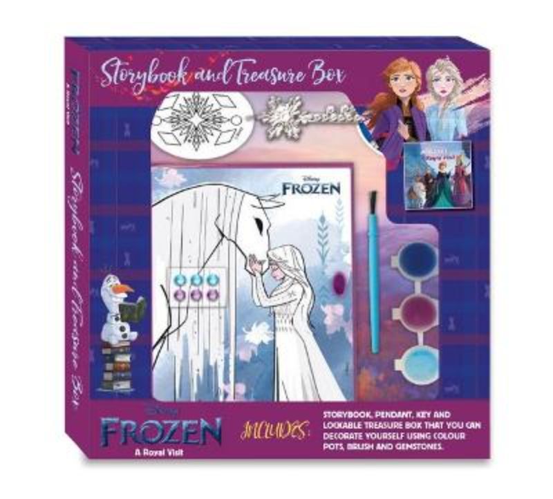 Frozen: A Royal Visit Storybook And Treasure Box (Disney) + Covermount