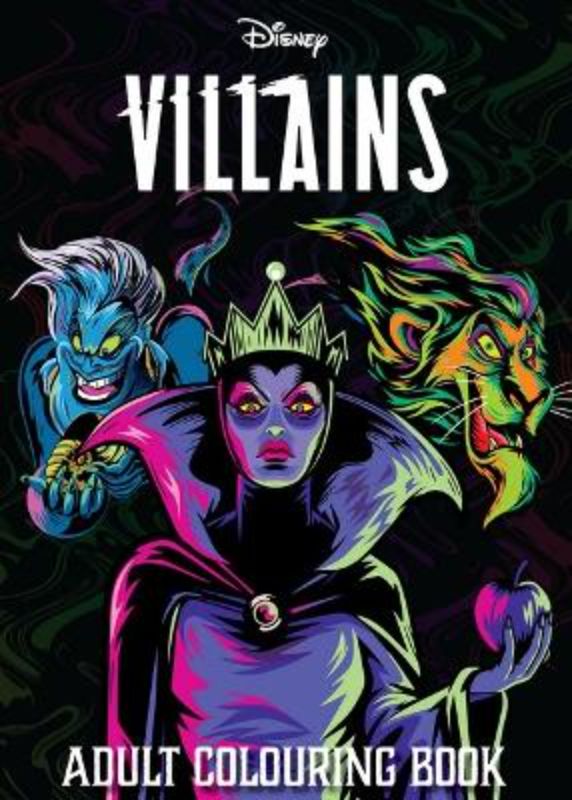 Disney Villains: Adult Colouring Book 2022