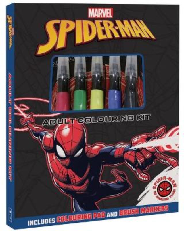 Spider-Man 60th Anniversary: Adult Colouring Kit (Marvel)