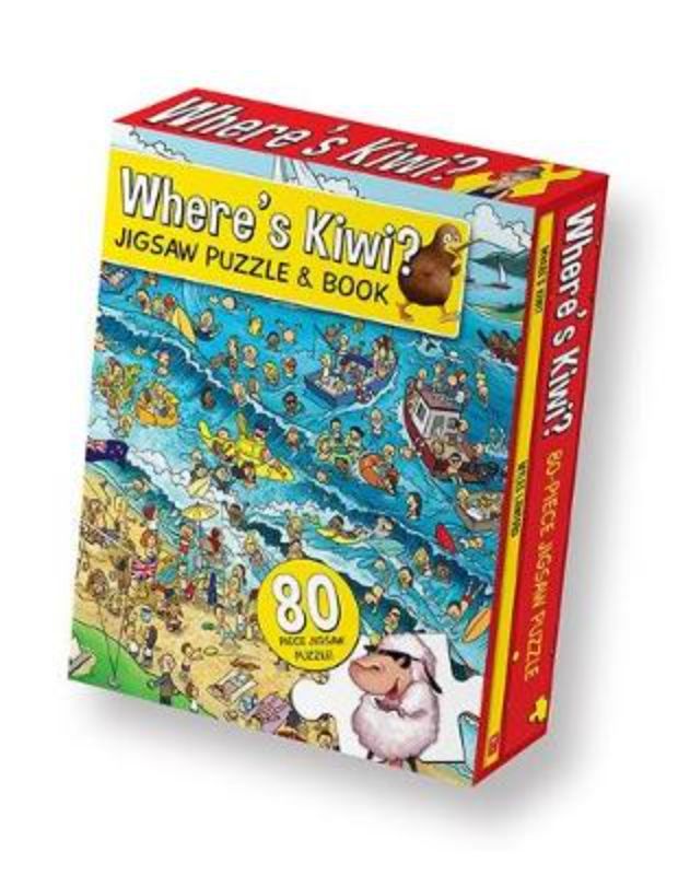 Where's Kiwi Book & Jigsaw