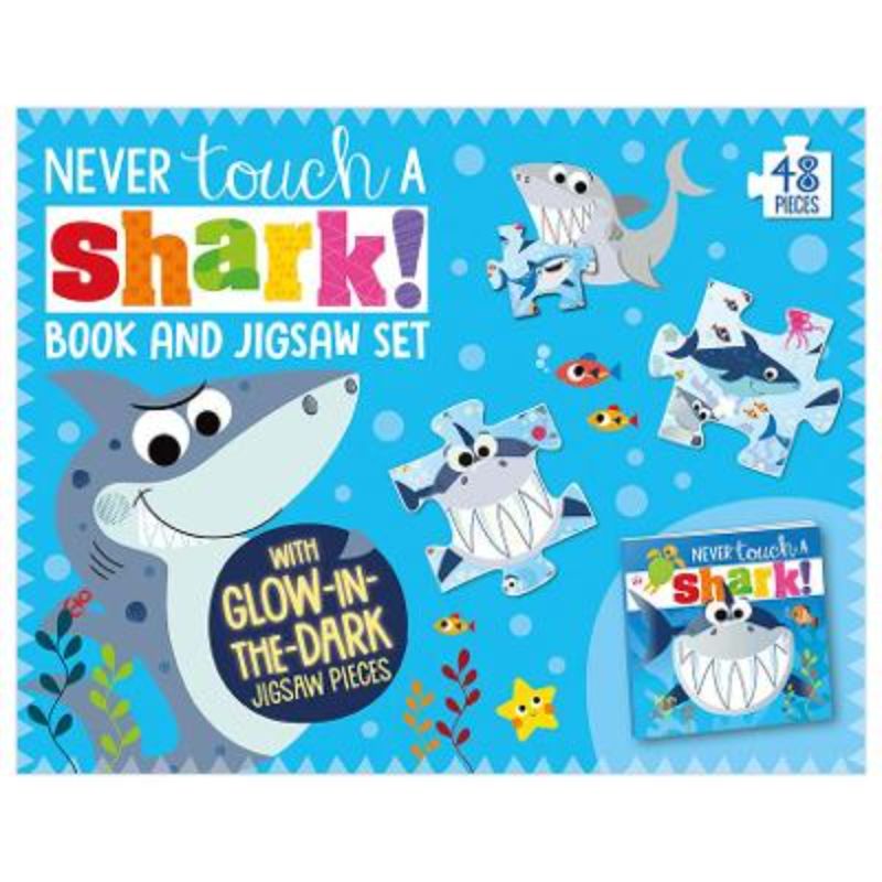 Never Touch Shark  Book And Jigsaw Set