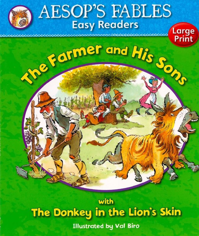 The Farmer and His Sons : Aesops Fables Easy Readers