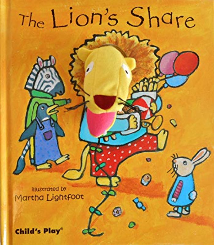 The Lion's Share [With Finger Puppet] (Activity Books) (Finger Puppet Books)