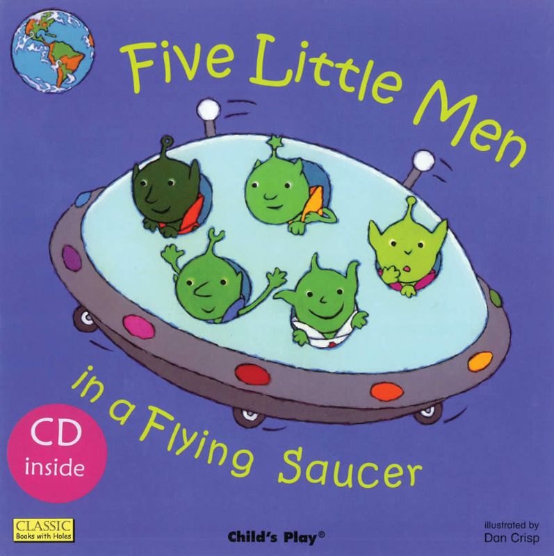 Five Little Men in a Flying Saucer (Book & CD)