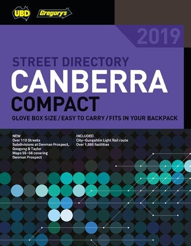 Canberra Compact Street Directory 2019 7th ed