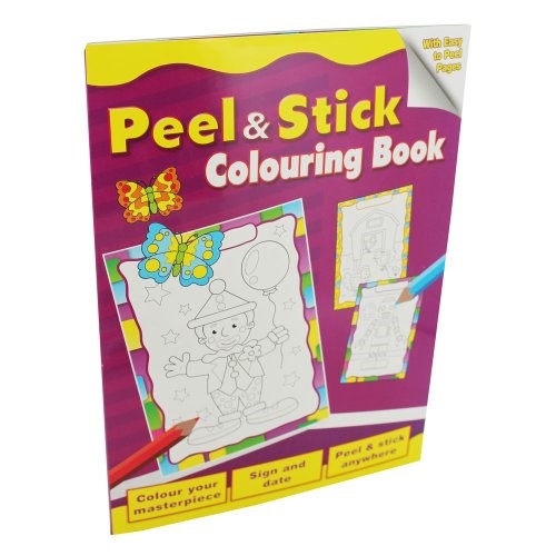 Peel And Stick Colouring Book 4