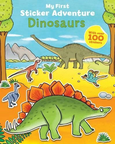 My First Sticker Adventure Dinosaurs (Paperback)