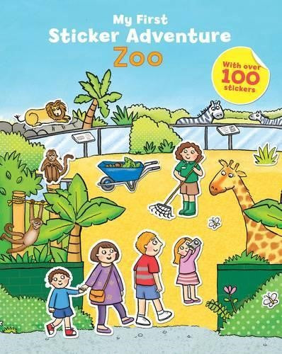 My First Sticker Adventure Zoo (Paperback)