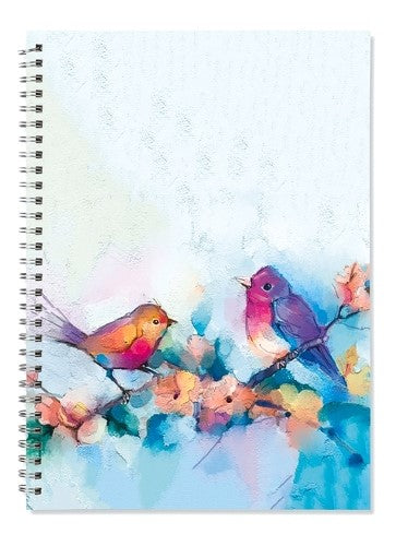 Watercolor Birds Journal A4