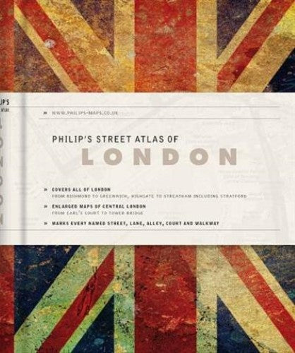 Philip's Street Atlas of London: De Luxe Edition Union Jack