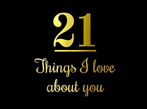 21 Things I Love About You Guest Book