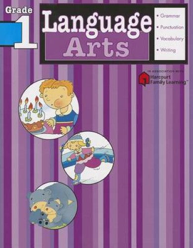 Language Arts: Grade 1 (Flash Kids Harcourt Family Learning)