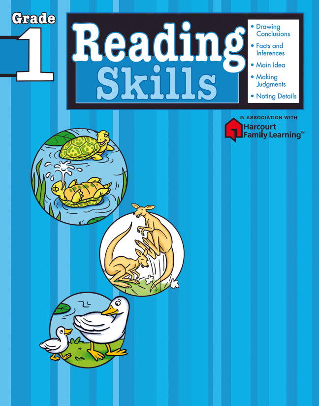 Reading Skills: Grade 1 (Flash Kids Harcourt Family Learning)