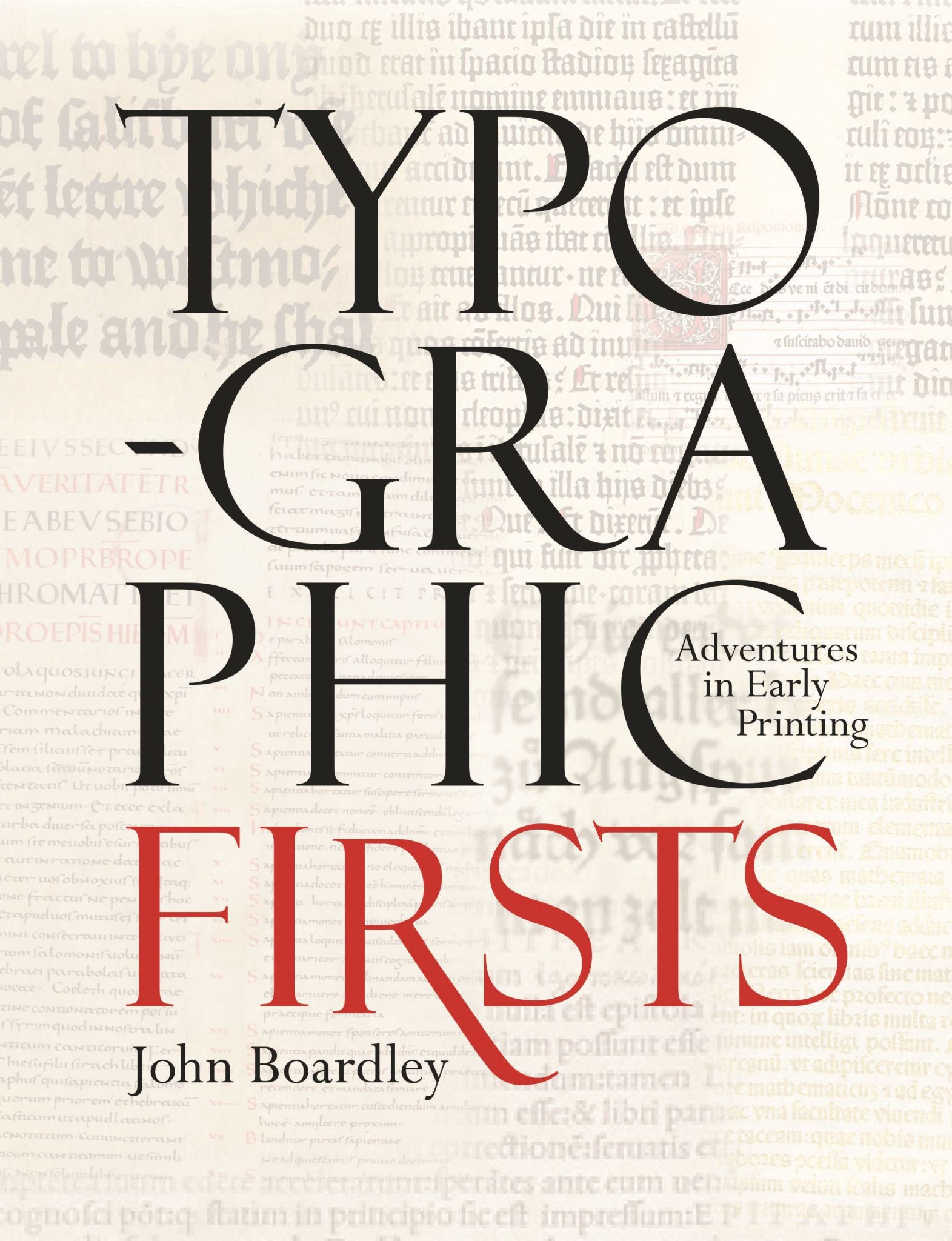 Typographic Firsts